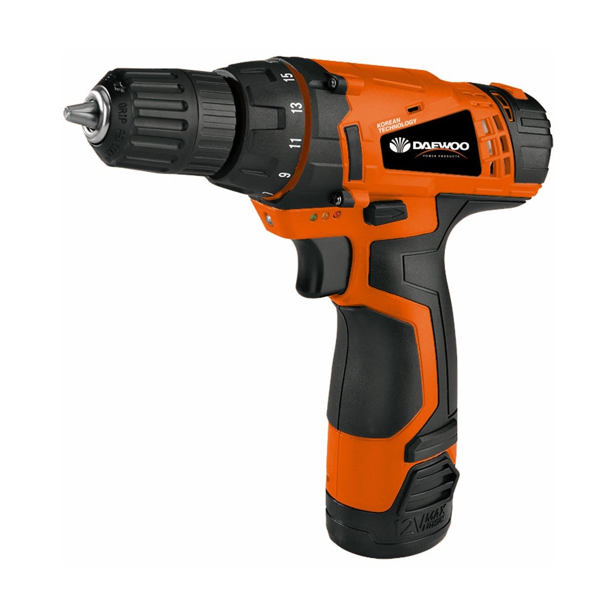 Taladro inalámbrico DACD 1210CK 36 accesorios Daewoo