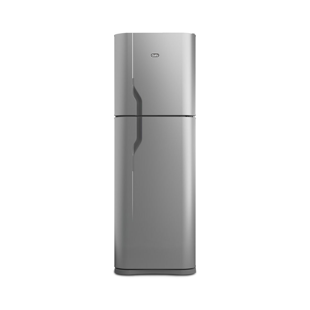 Heladera con freezer HGF388AFP 374 lt plateado Gafa
