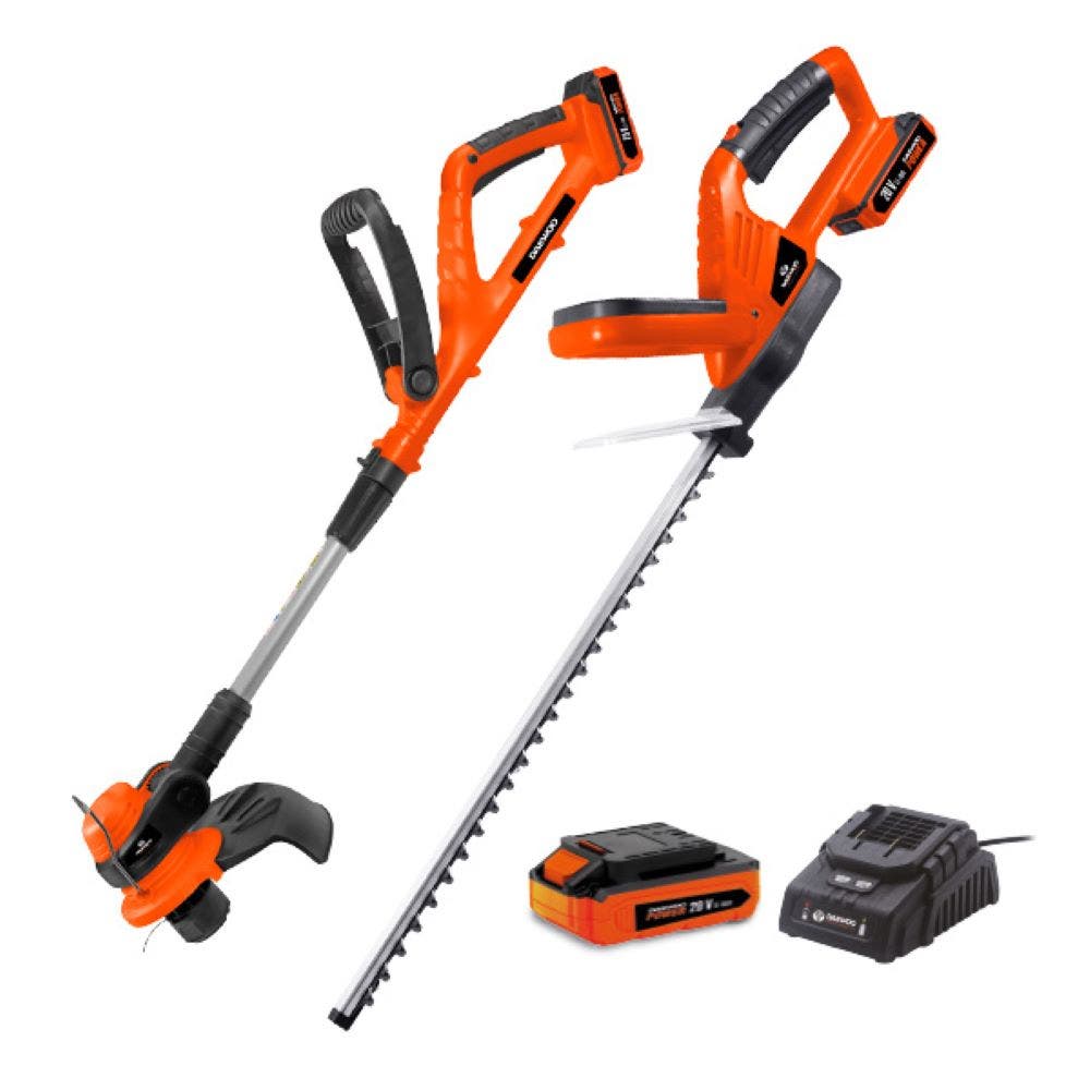 Combo bordeadora DAGT2000Li + cortacerco DAHT2000Li Daewoo