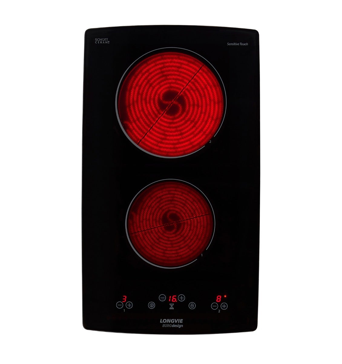 Anafe eléctrica AVST330K 30cm Vitroc 2H Longvie