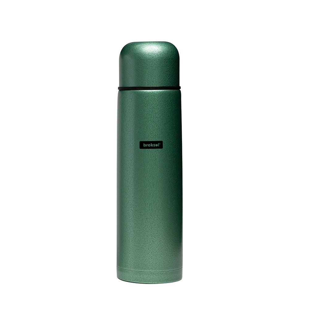 Termo Broksol Premium Steel Acero Inoxidable 1lt verde