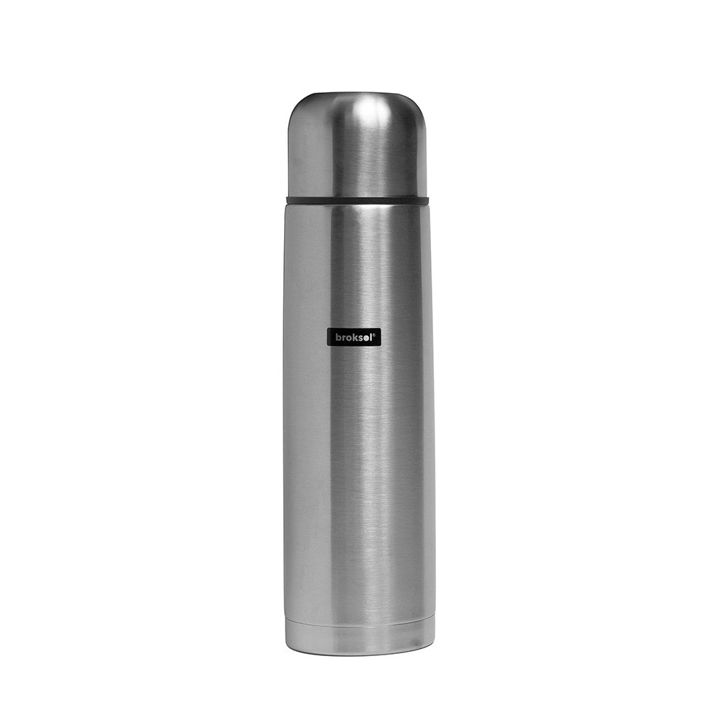 Termo Broksol Premium Steel Acero Inoxidable 1lt plata