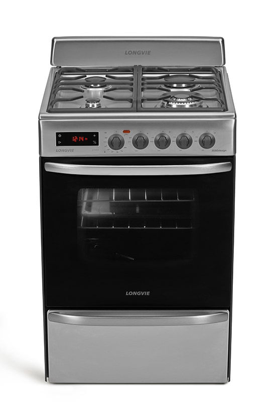 Cocina Longvie 21501XT multigas 56 cm inoxidable