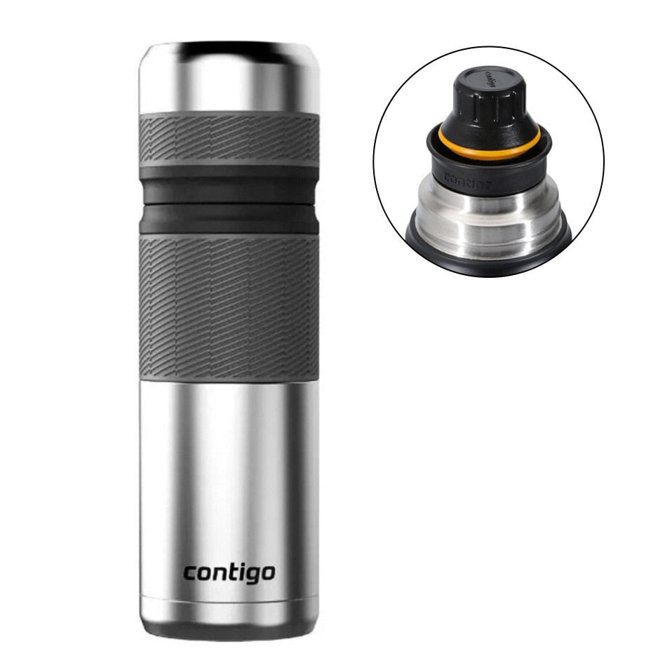 Termo para mate Contigo con manija 1.1 lt acero