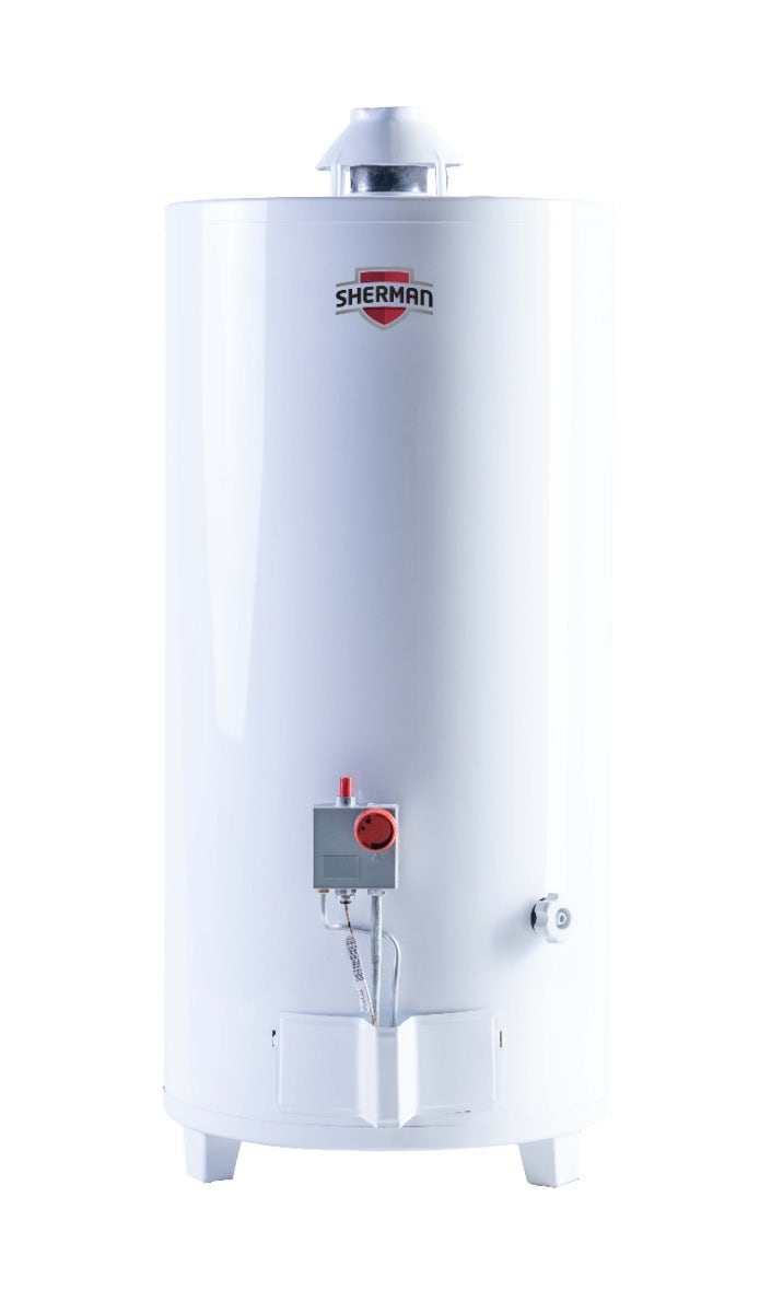 Termotanque de pie multigas Sherman TPG080MSH13 80 lt blanco