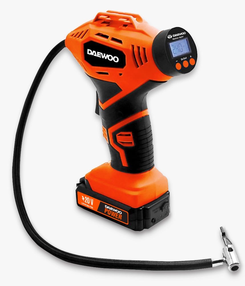 Compresor automotor de aire Daewoo DWCI155 con accesorios