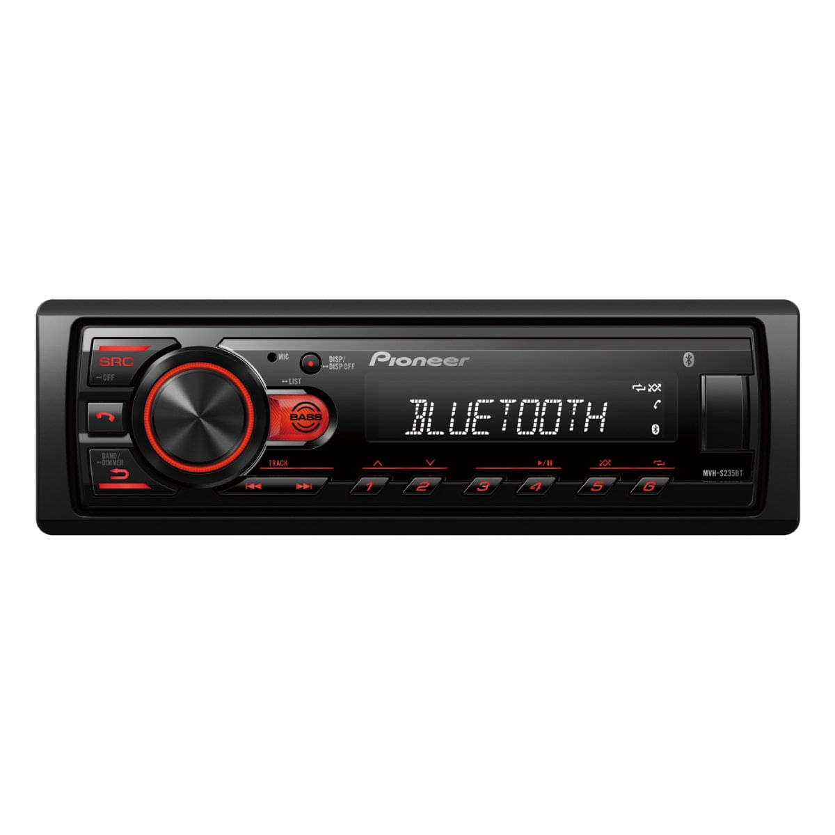 Autoestéreo Pioneer MVH-S235 BT USB 50W