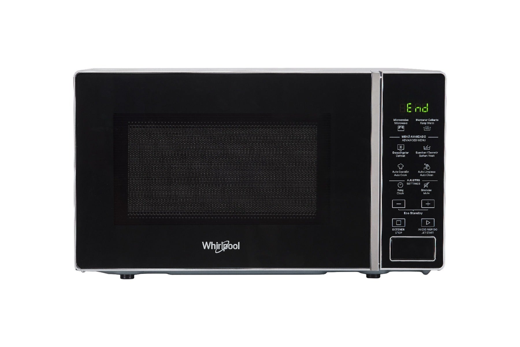 Microondas Whirlpool WMS20BSDNA 20 lt plateado