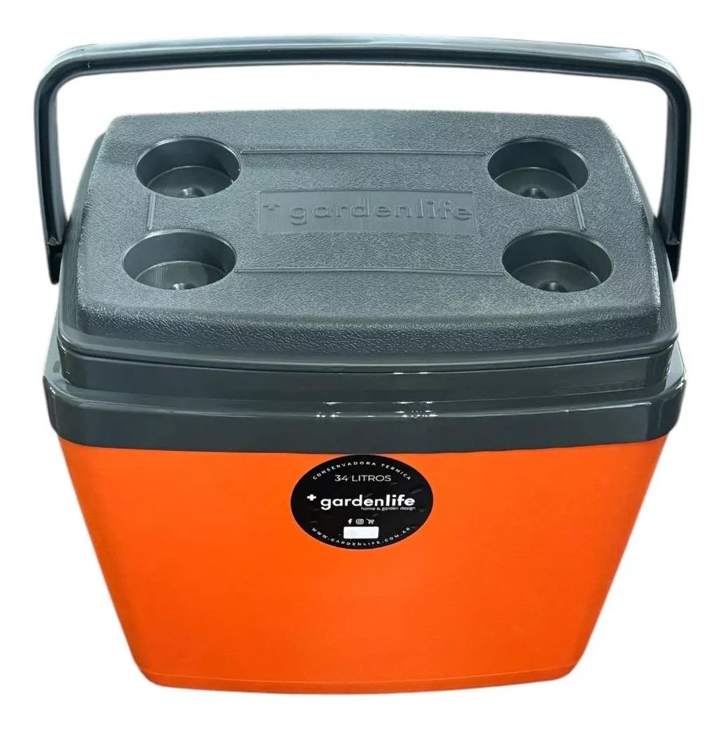Conservadora LF773203 Garden Life 34 lt naranja