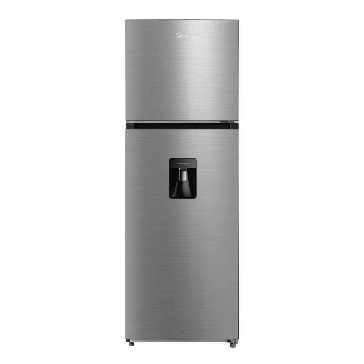 Heladera No Frost Inverter Midea 340L inoxidable Disperser de Agua