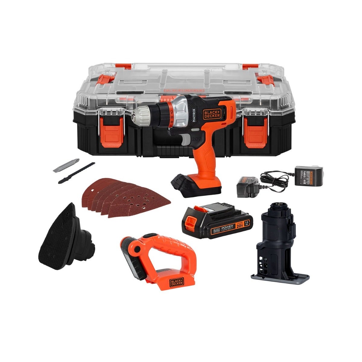 Taladro Matrix drill 20v mtx20k4-ar Black+Decker