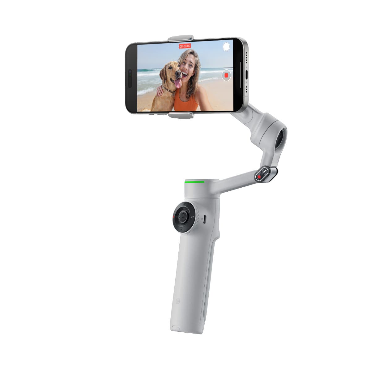 Estabilizador Insta360 FLOW203 Flow 2 Pro Standard Bundle Stone Gray