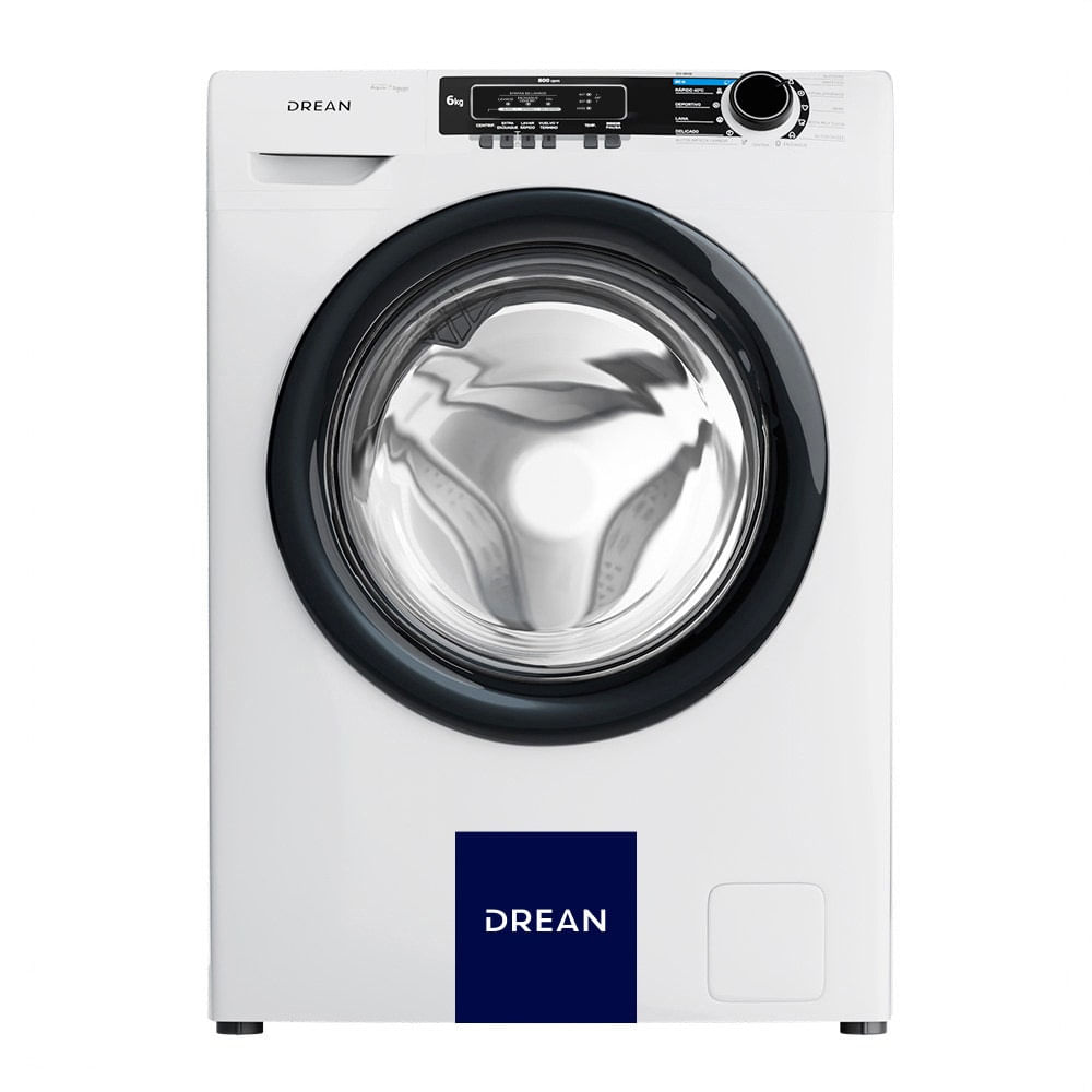 Lavarropas Drean LCFDR0608LB IA 6kg 800RPM blanco Inverter