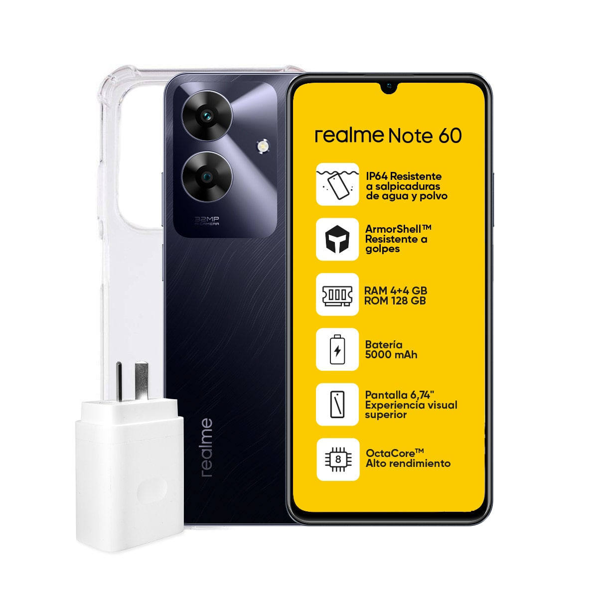 Celular Realme Note 60 6.7'' 4 GB RAM 128 GB