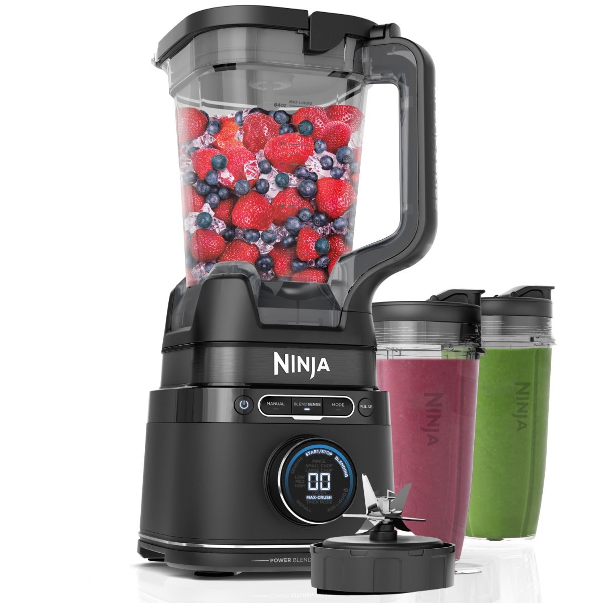Licuadora de Vaso 2 en 1 Ninja Detected Power Pro 2.1LT