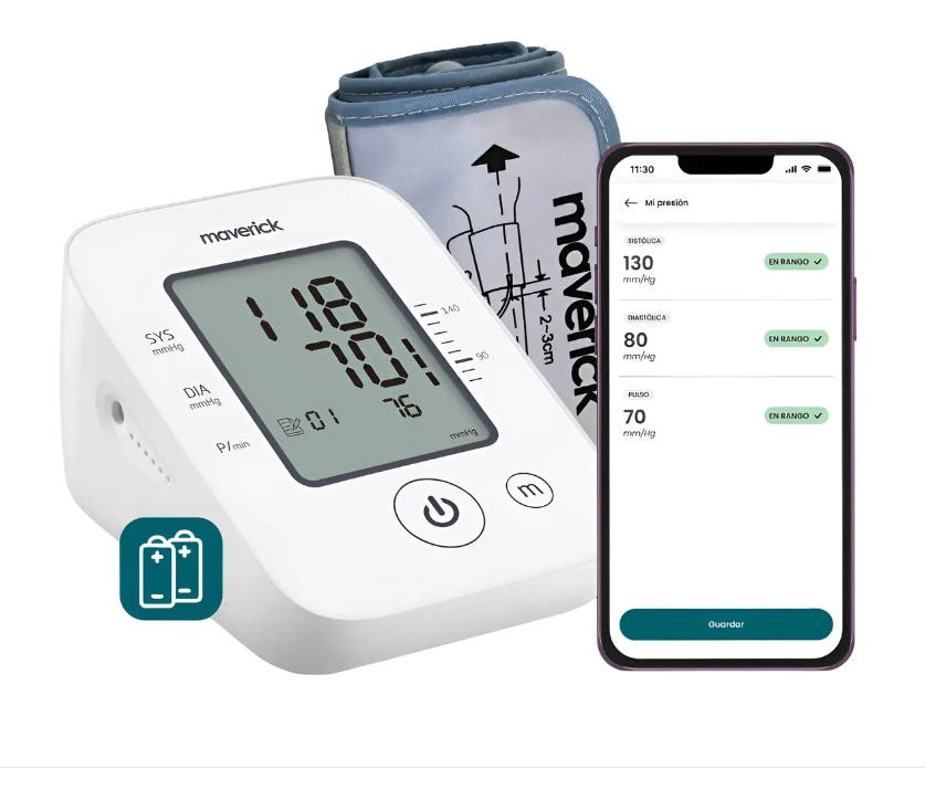Tensiómetro Digital Maverick T-VOICE c/bluetooth