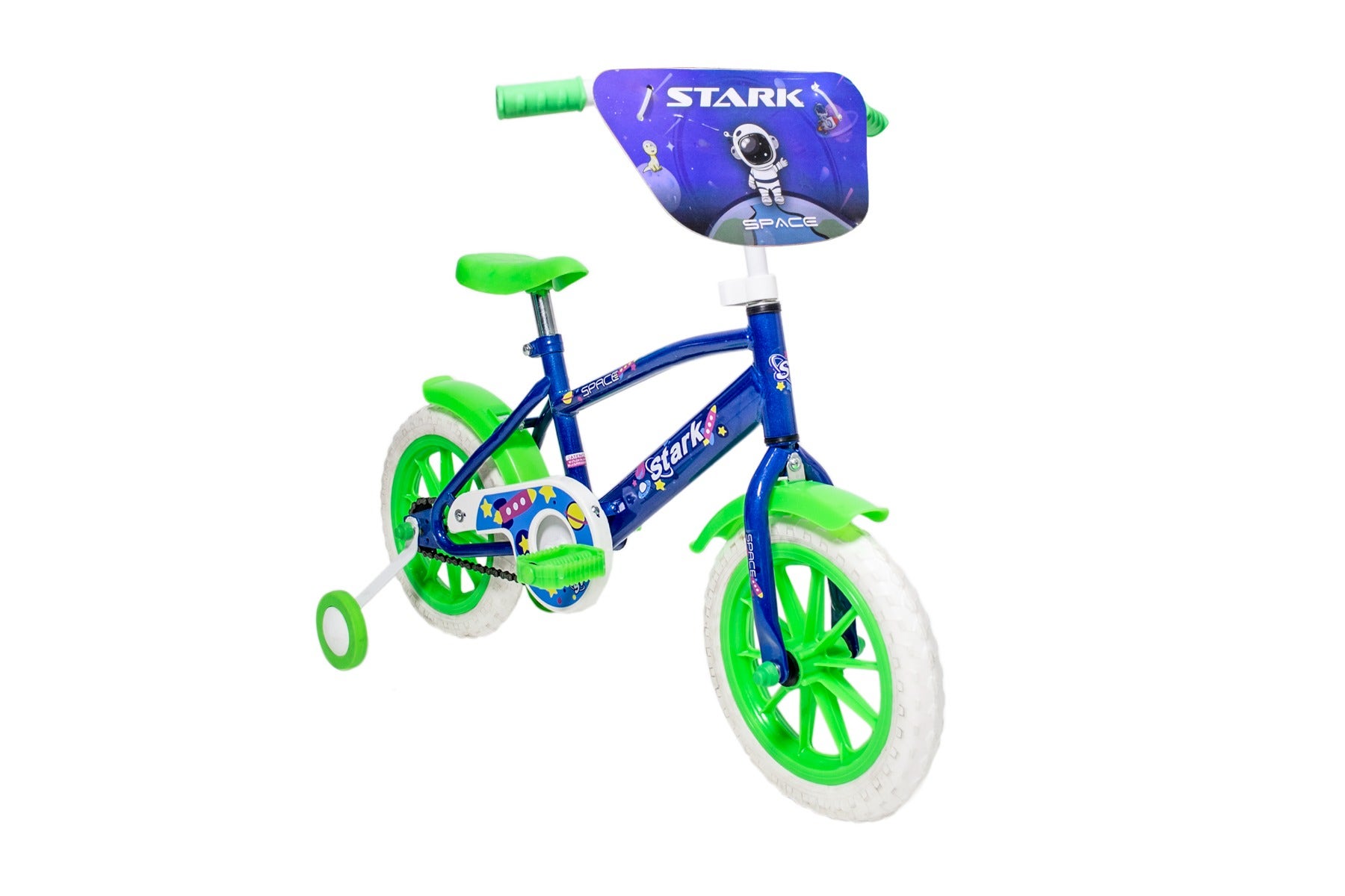 Bicicleta infantil LOVE R12'' SPACE Stark guardabarros