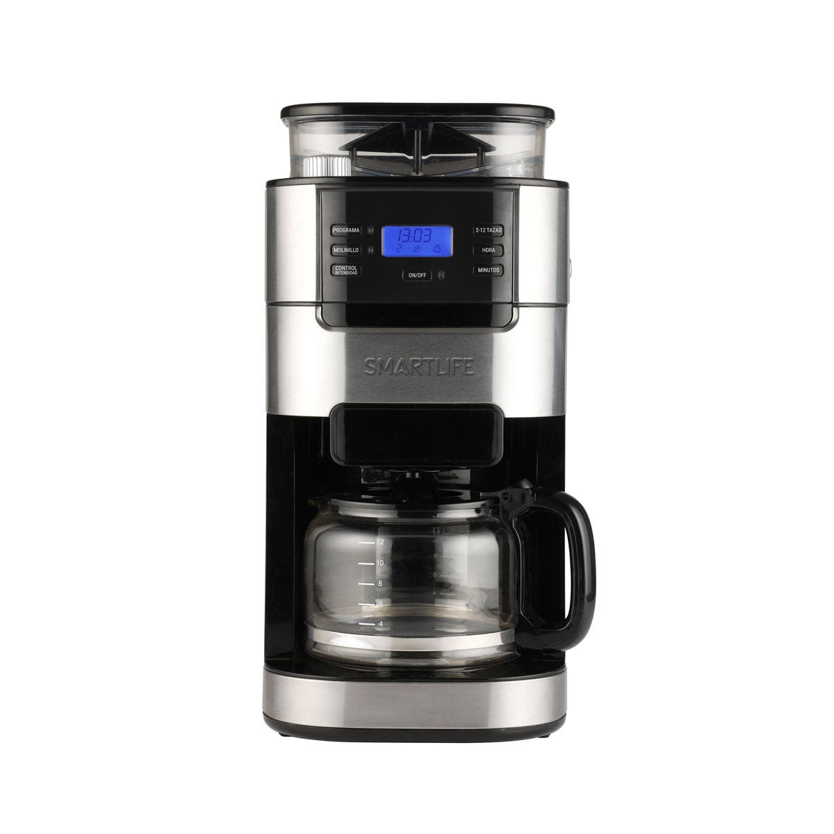Cafetera Filtro Smartlife con molinillo CMDG1025