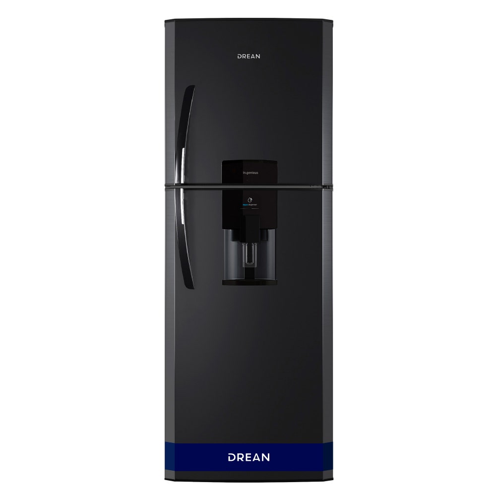 Heladera con Dispenser HDR400F41N NE 392lt Drean