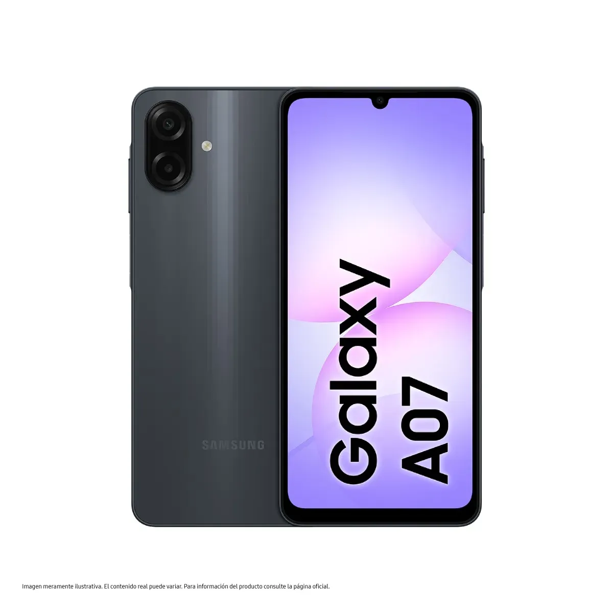 Celular Samsung Galaxy A07 6'' 4GB 128GB Black