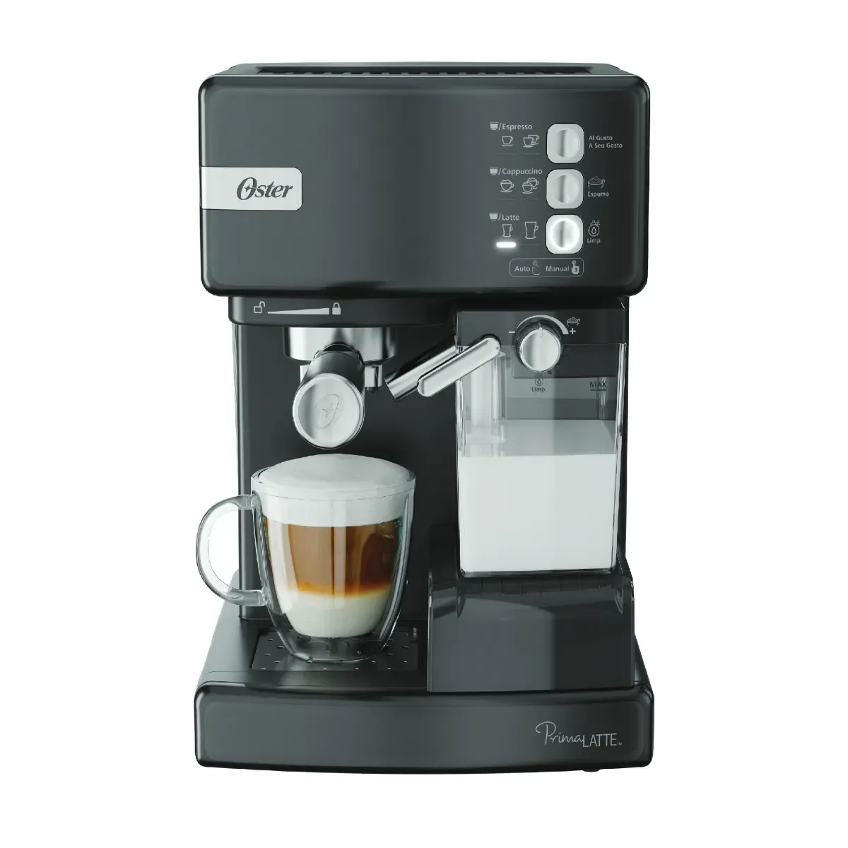 Cafetera express Oster Prima Latte BVSTEM6603B 15 bar espumador leche