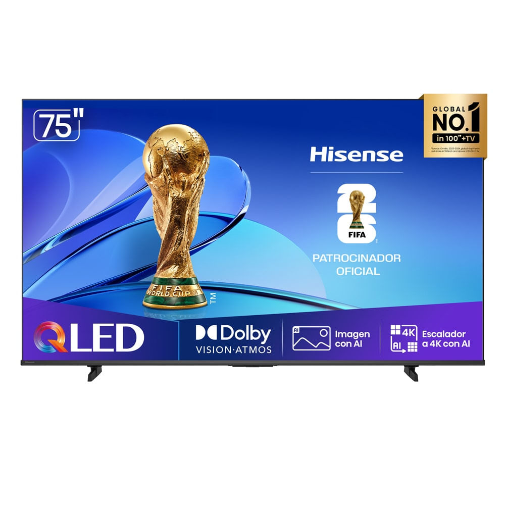 Smart TV LED 75" Hisense 9175Q6QV 4K QLED VIDAA