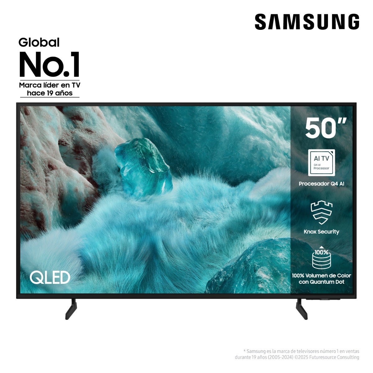 Smart TV LED 50" Samsung QN50Q7FAAGCZB QLED