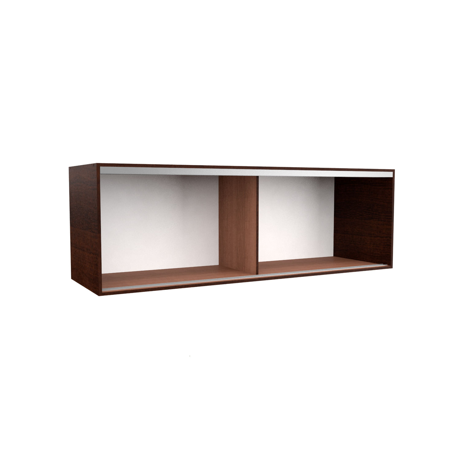 Baulera Alzada Mosconi Dakar 1.80 m Puertas Corredizas Chocolate