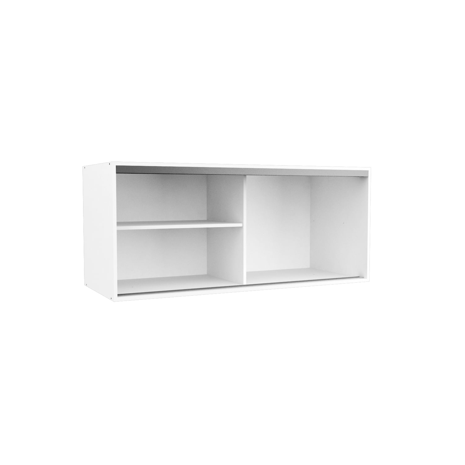 Baulera Alzada Mosconi Dakar 1.40 m Puertas Corredizas Blanco Mate