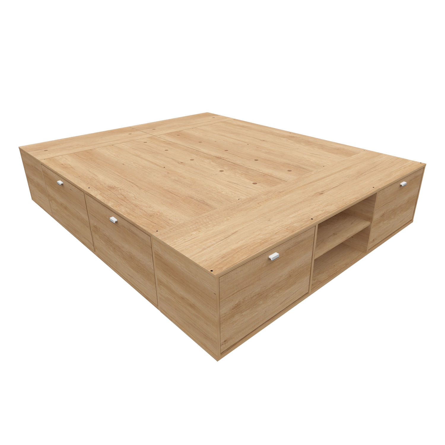 Box Benethon queen 160x200 cm natural