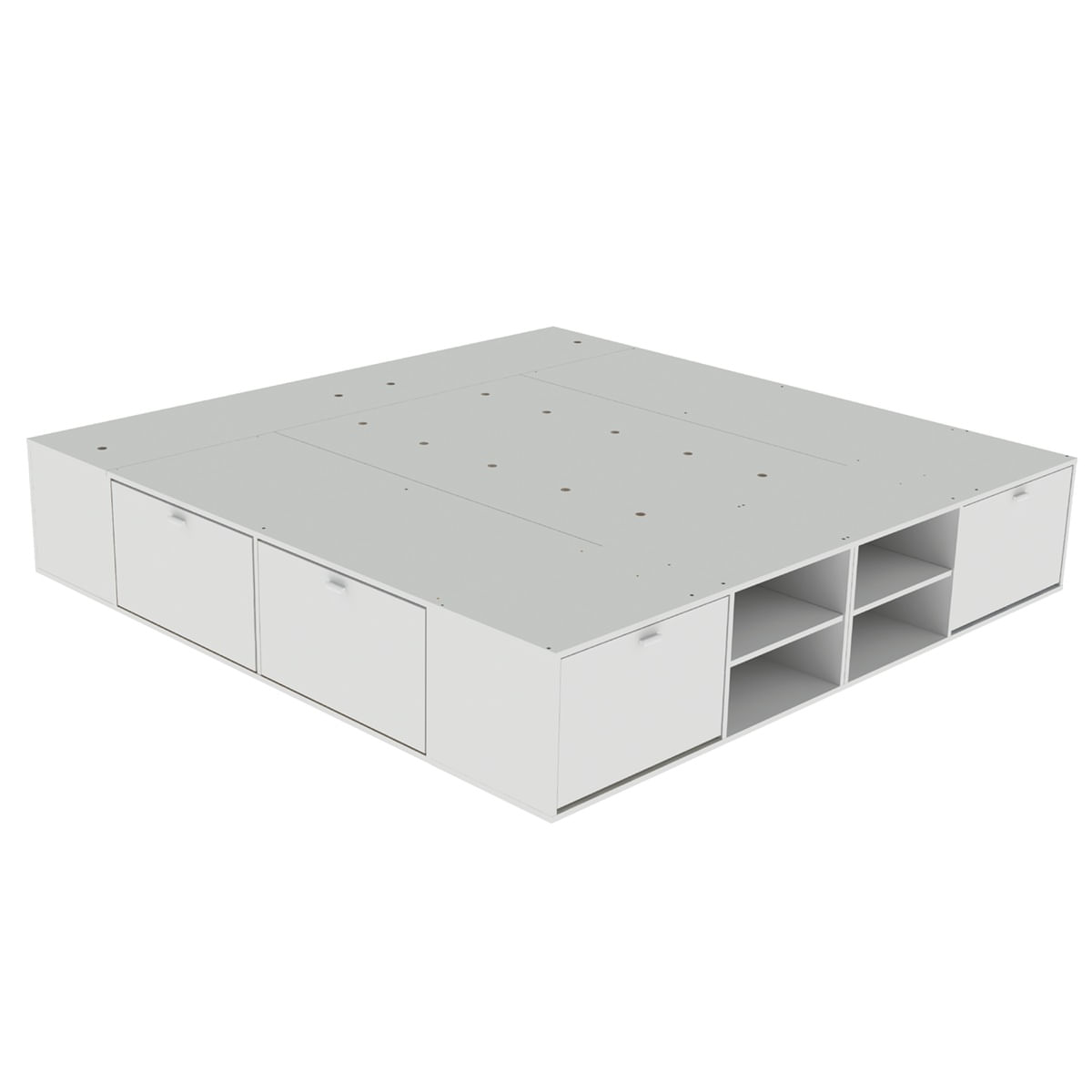 Box Benethon 2 plazas 200 cm blanco