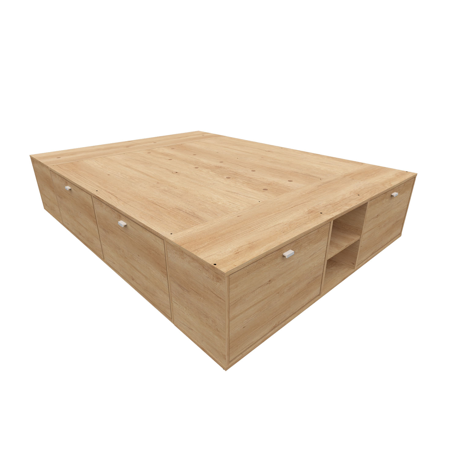 Box Benethon 2 plazas 140x190 cm natural