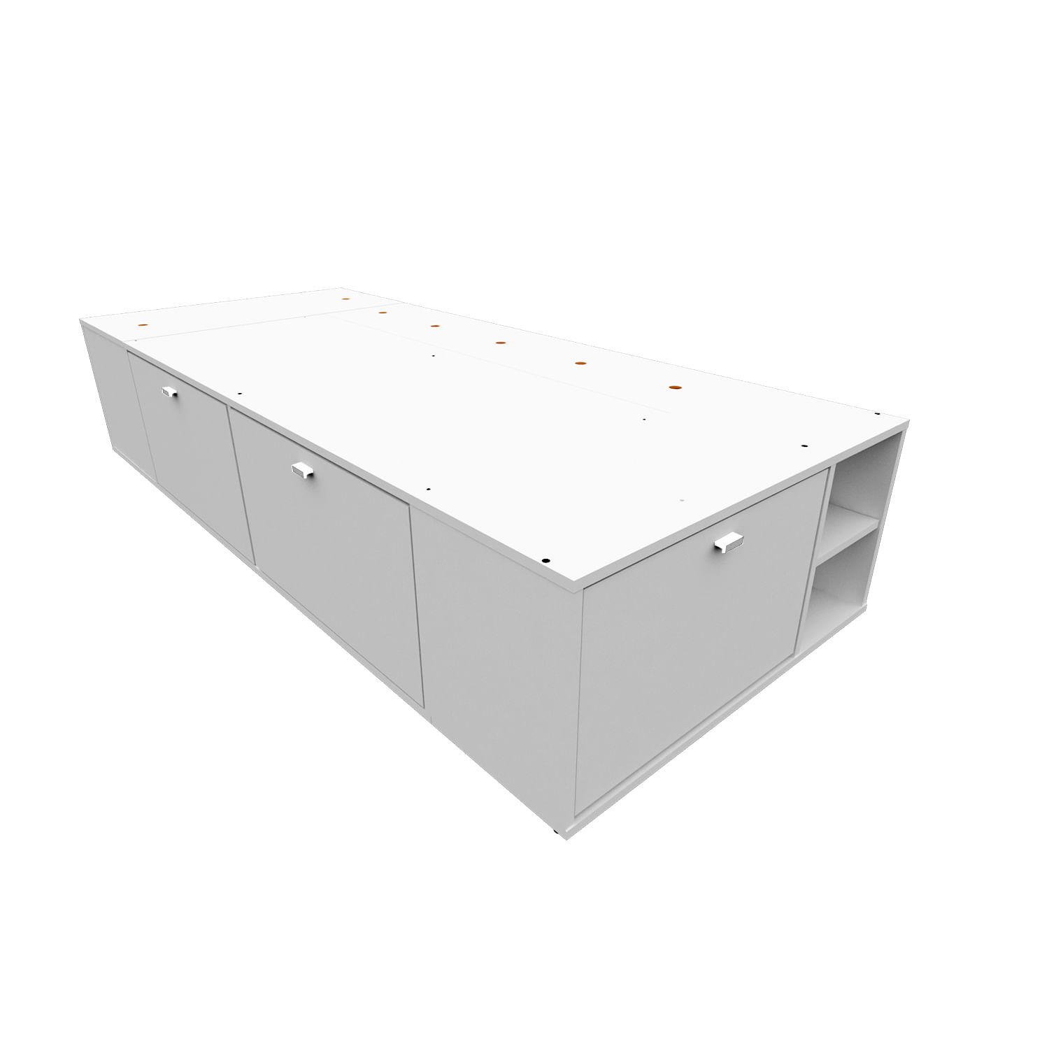 Box Benethon 1 plaza 80x190 cm blanco
