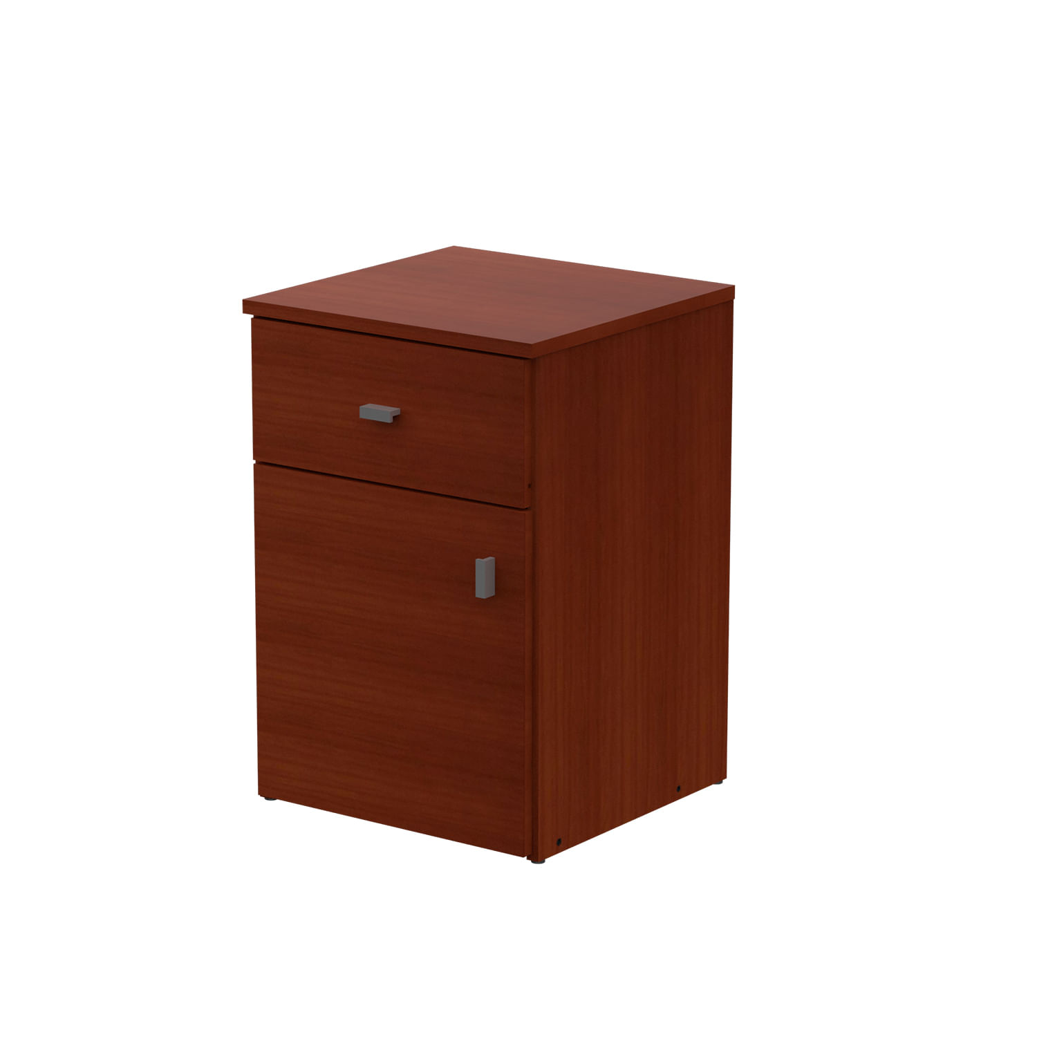 Mesa de Luz Mosconi Pack Melamina Caoba
