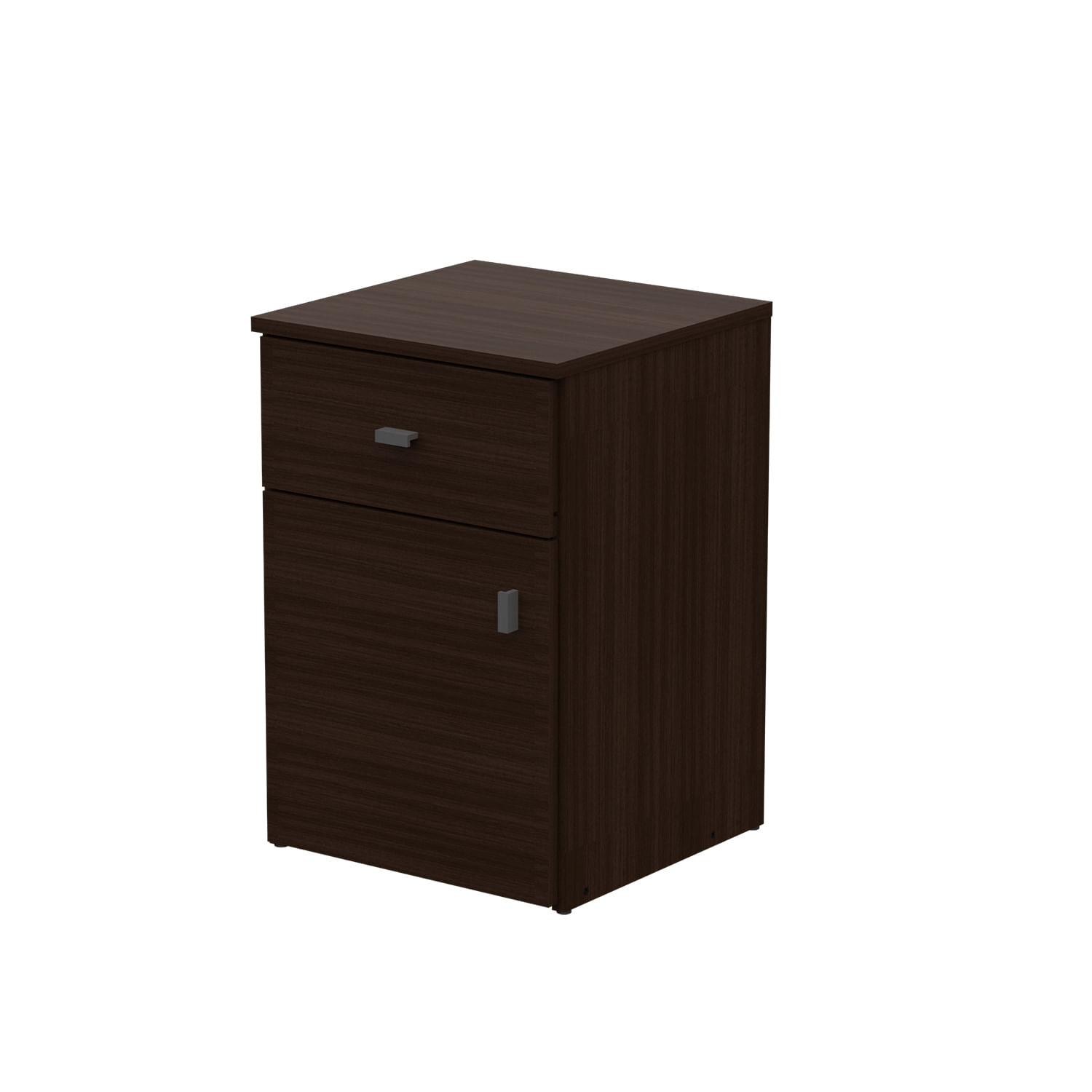 Mesa de Luz Mosconi Pack Melamina Chocolate