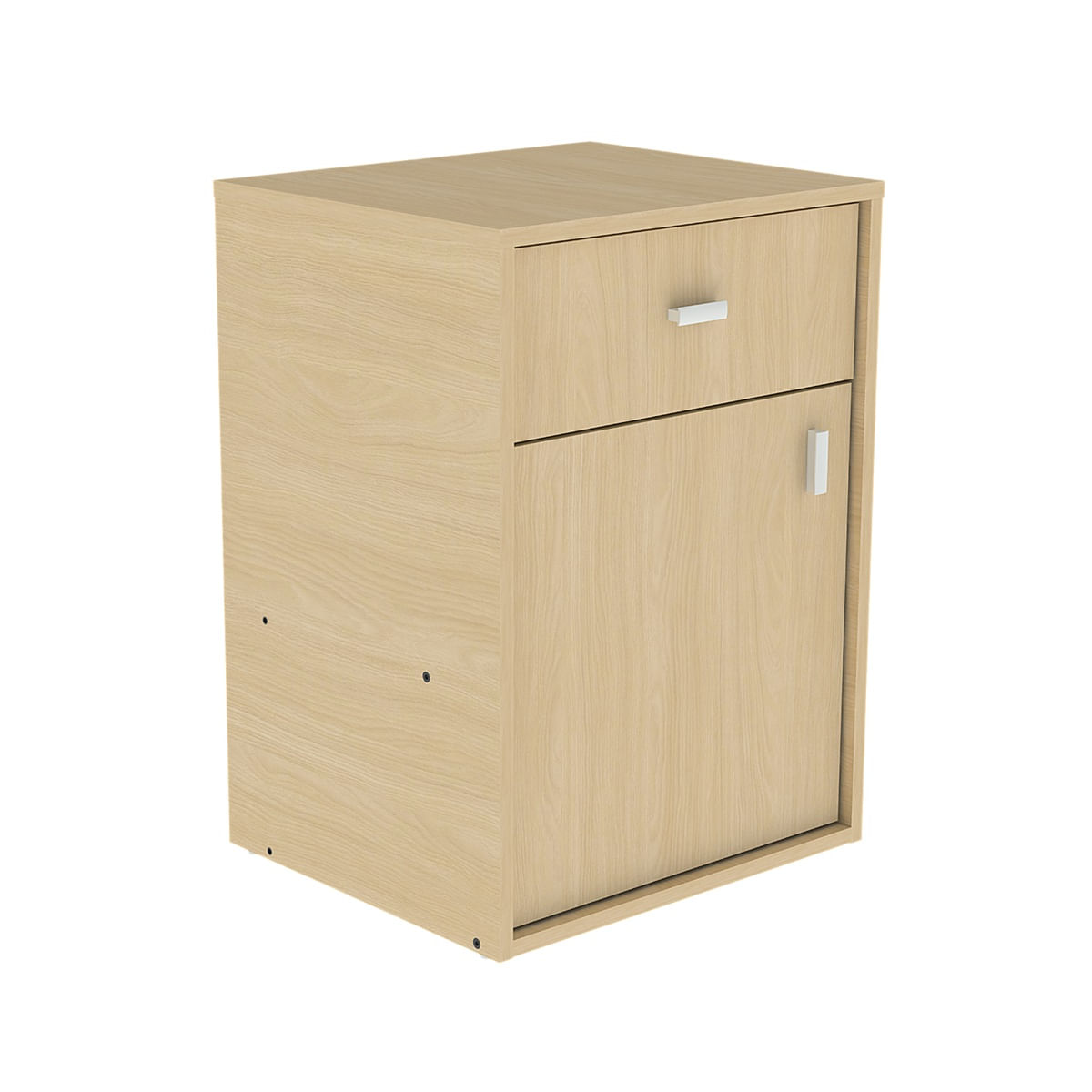 Mesa de Luz Mosconi Dakar Plus 1 Puerta 1 Cajón Melamina Malta