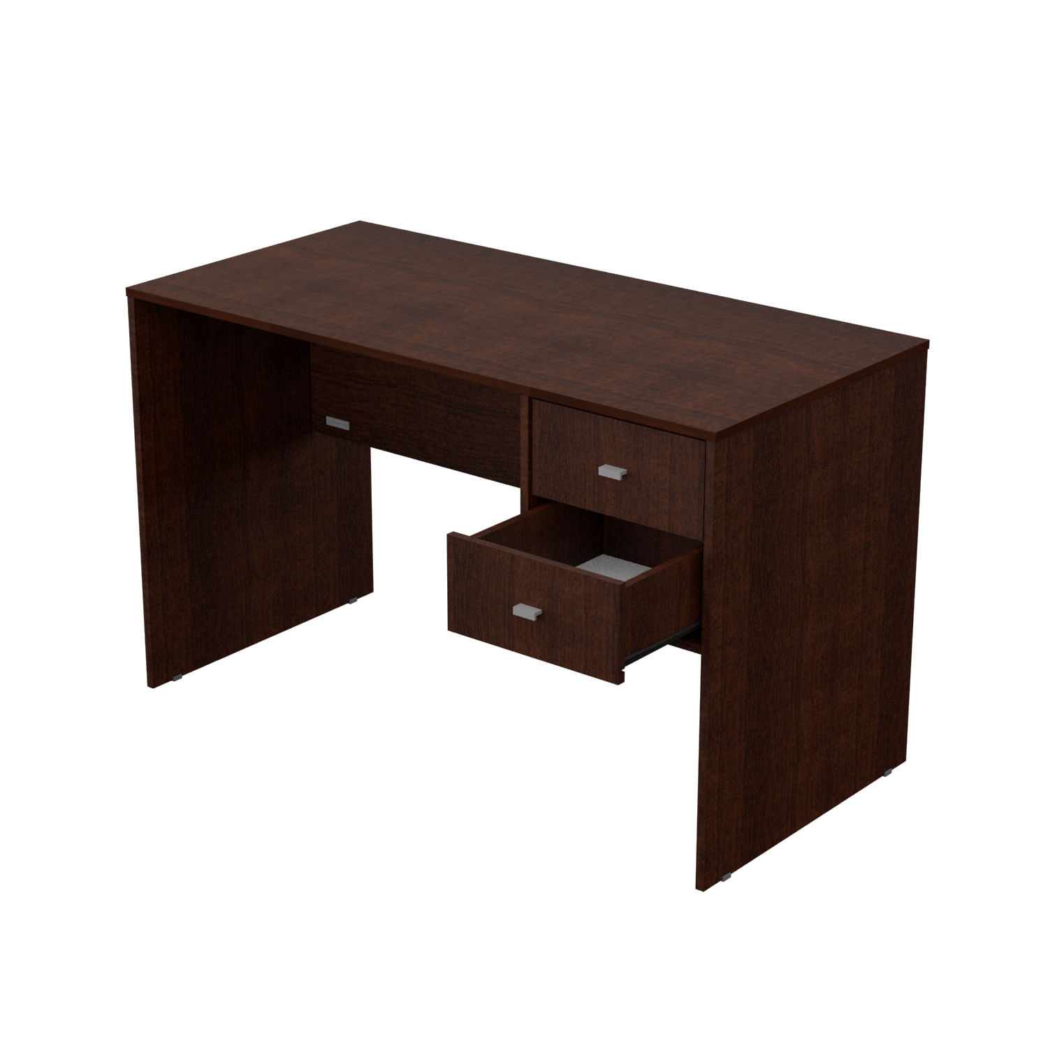 Escritorio Mosconi Classic 2 Cajones Melamina Wengue