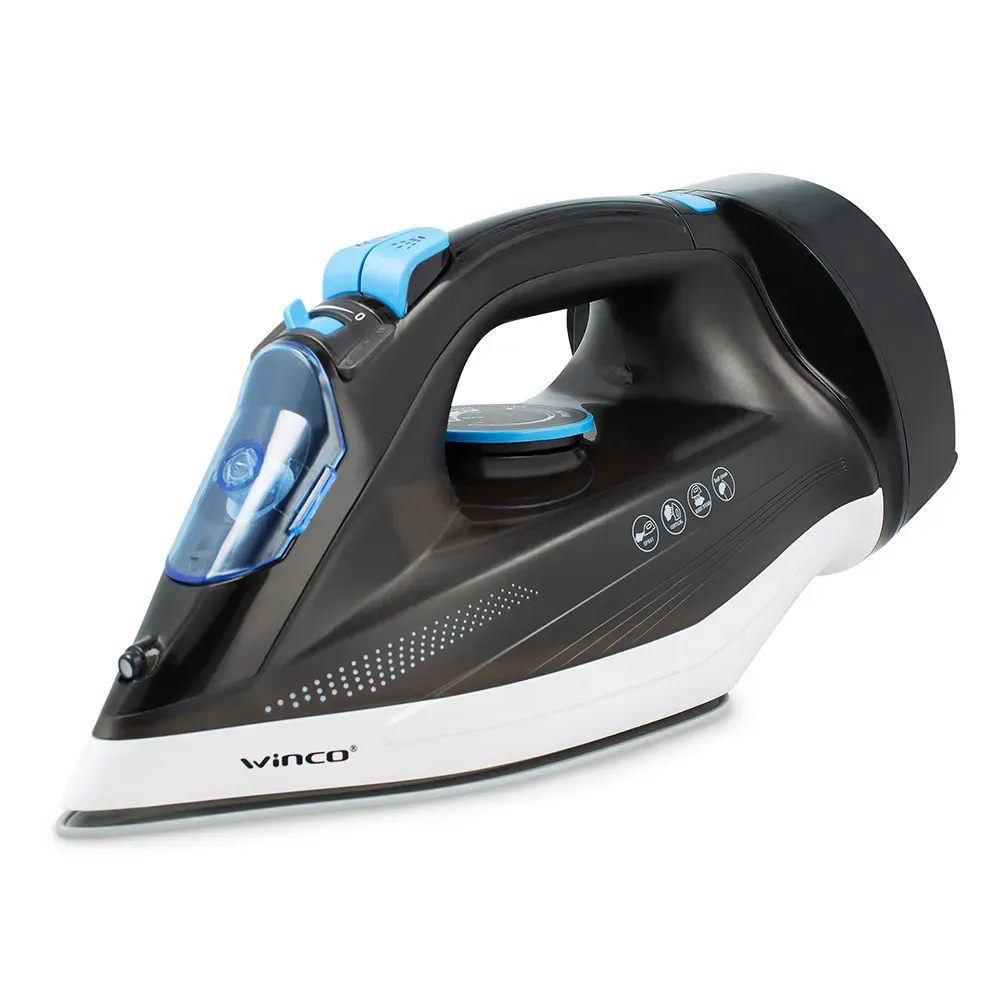 Plancha a vapor Winco W39 con Guardacable