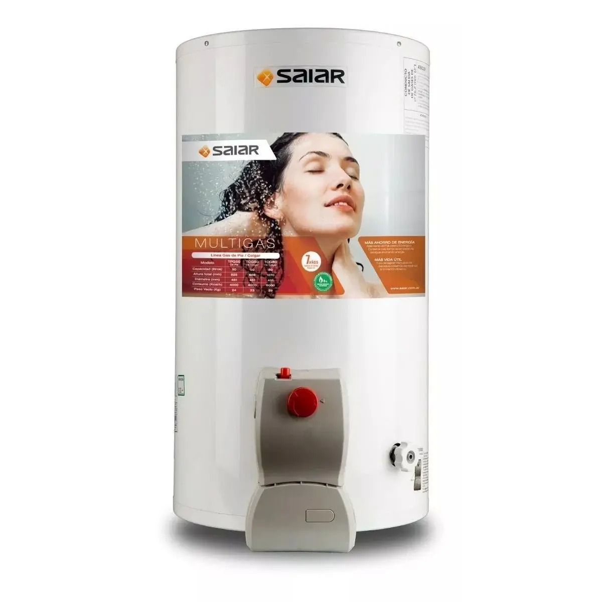 Termotanque Saiar 50 lt Multigas
