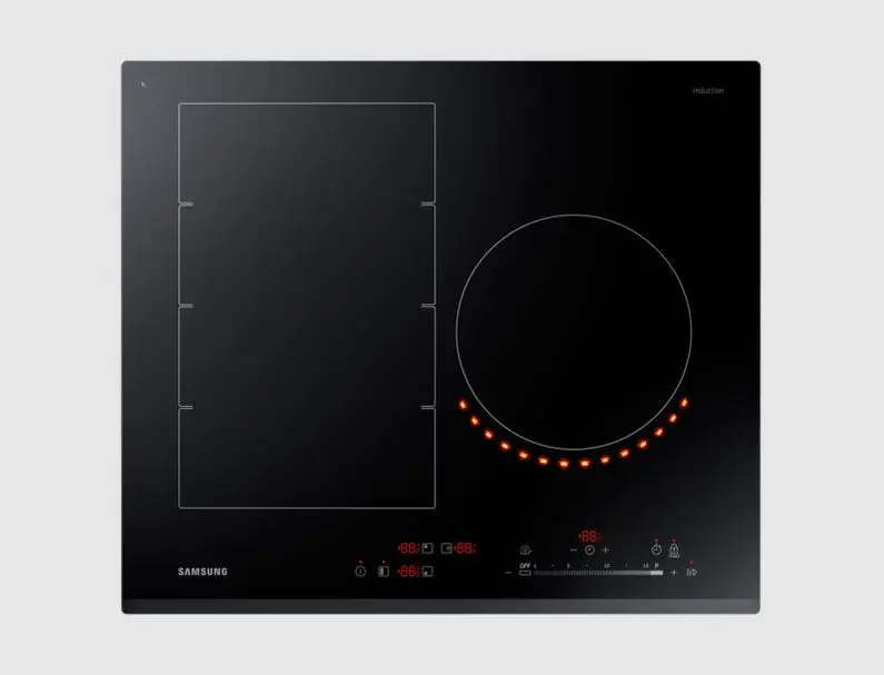 Anafe Eléctrico Samsung SANZ63K7777BK 3 Hornallas
