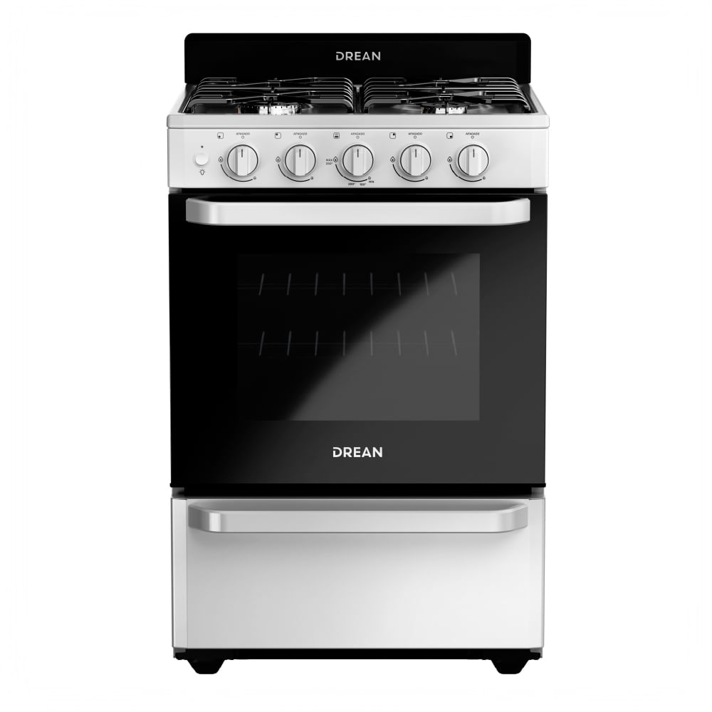 Cocina Drean CD5603AB0 55 cm multigas con encendido eléctrico blanca