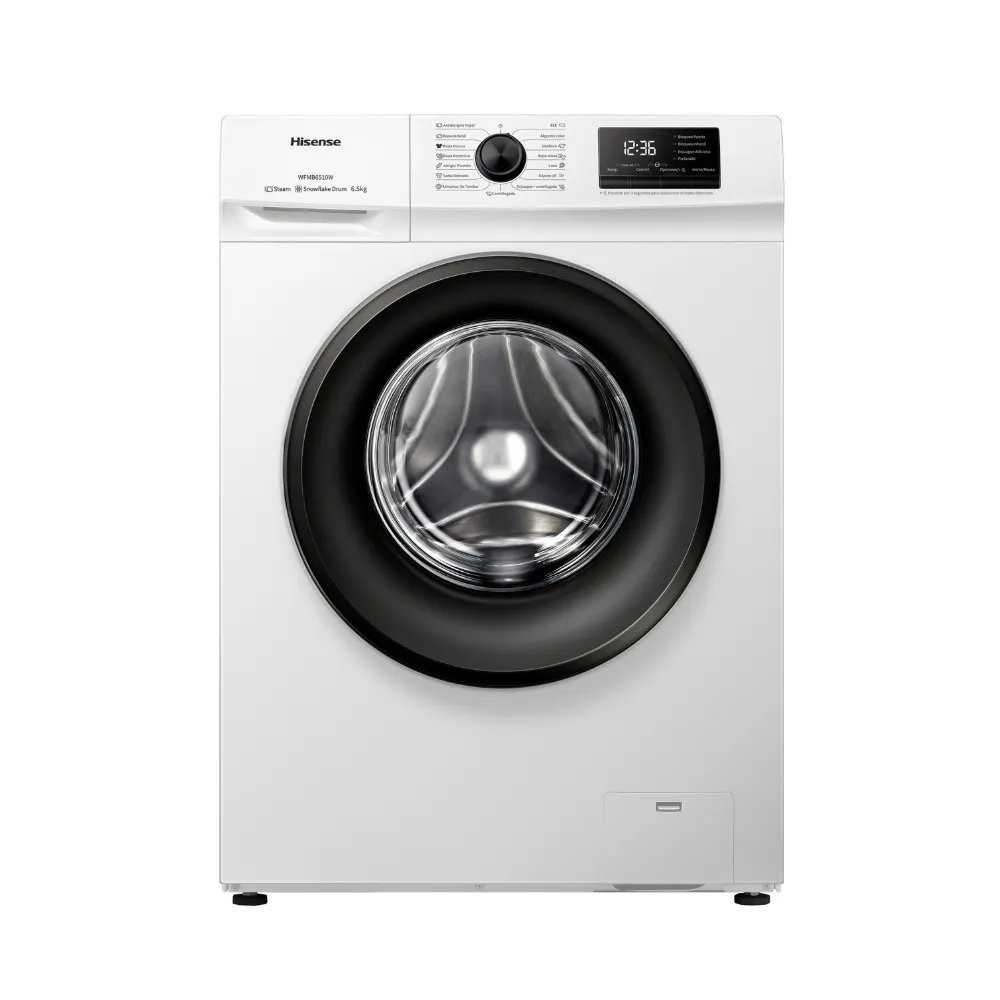 Lavarropas Hisense WFMB6510W 6.5 kg 800 RPM Blanco