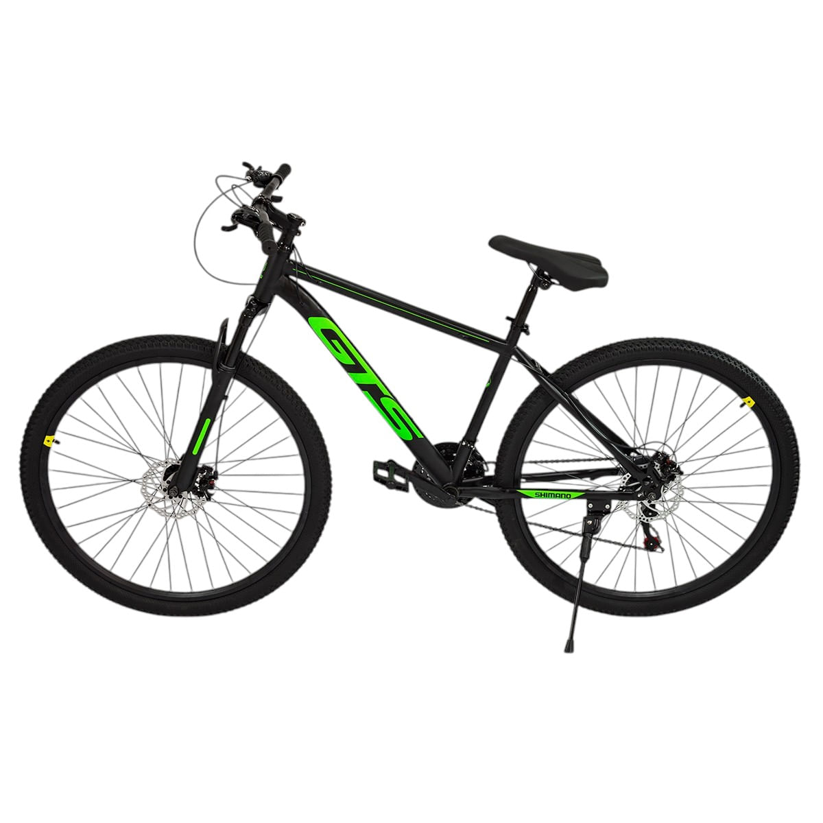 Bicicleta GTS 19INCCH Acero T.L Negro/Verde