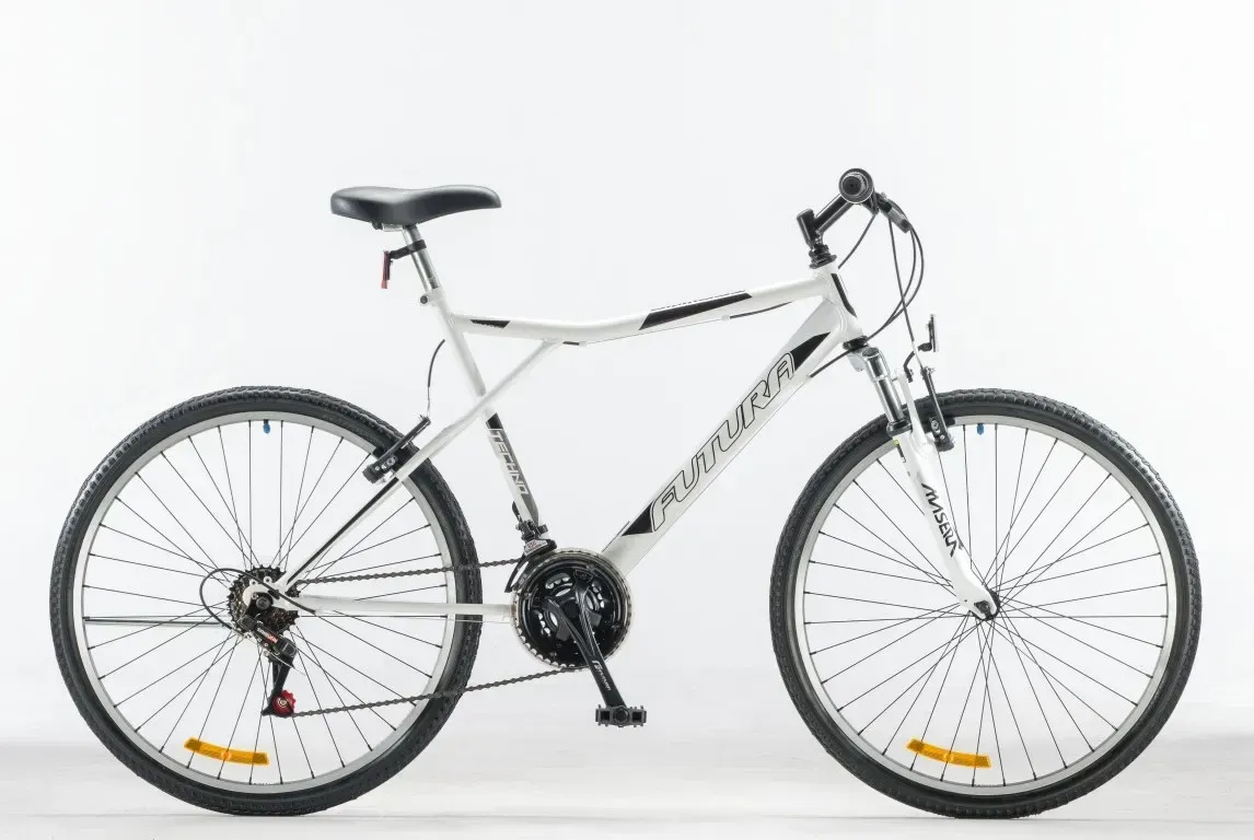 Bicicleta MTB rodado 26'' Futura Techno FS V-Brake 21 velocidades color blanco