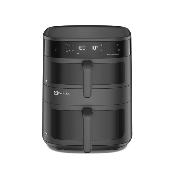 Freidora de Aire Electrolux 11L Digital Negra Doble Cesta 2500W EAF190