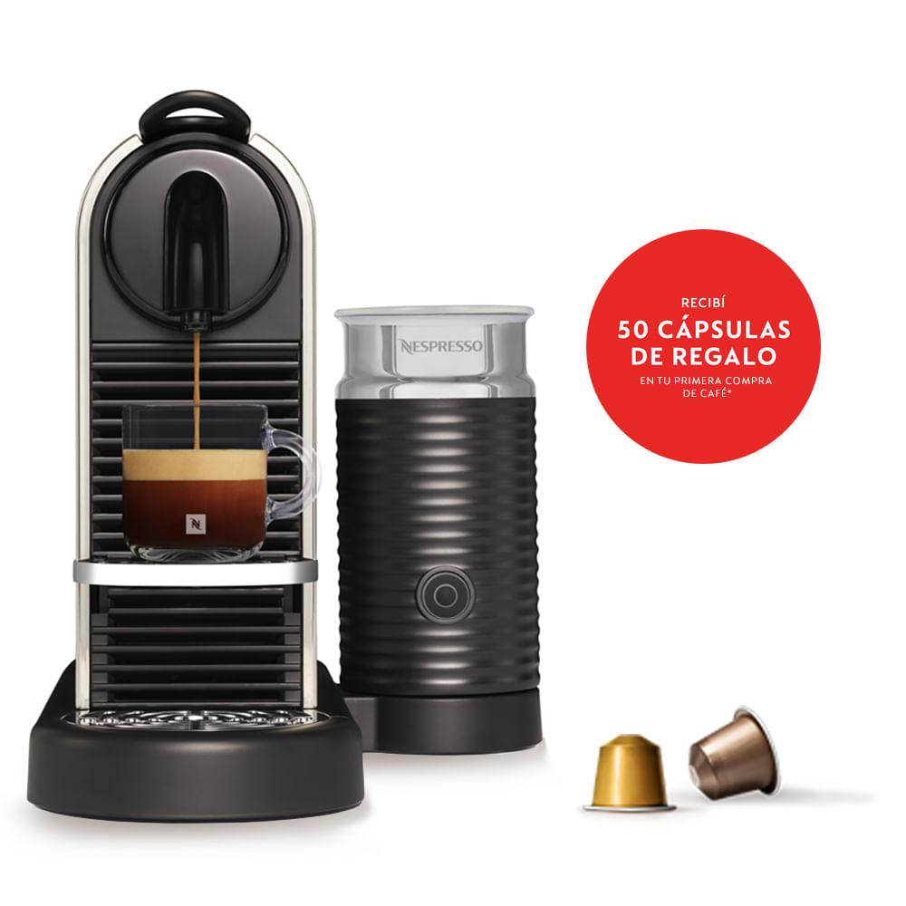 Cafetera Nespresso Citiz platinium & milk