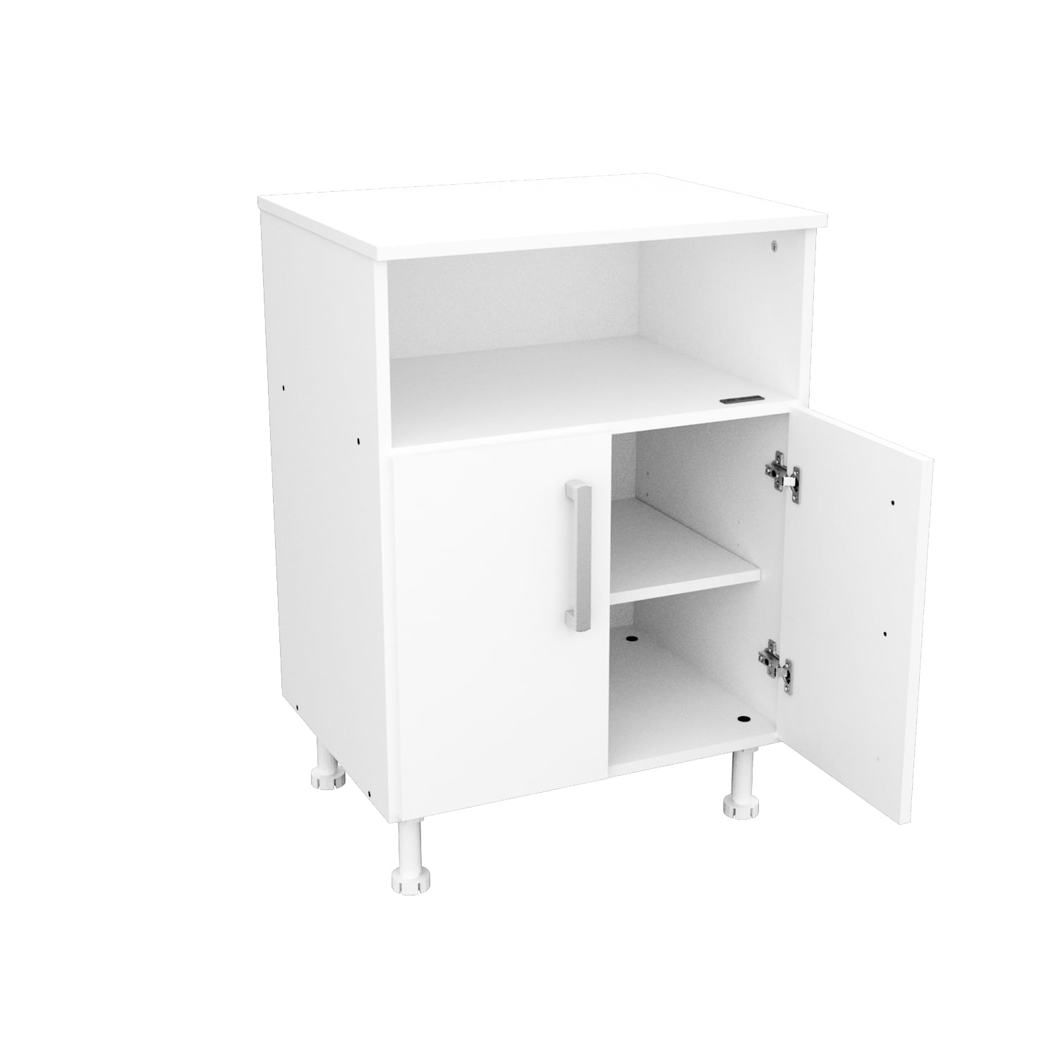 Mueble Porta Microondas Mosconi Express 2 Puertas Blanco