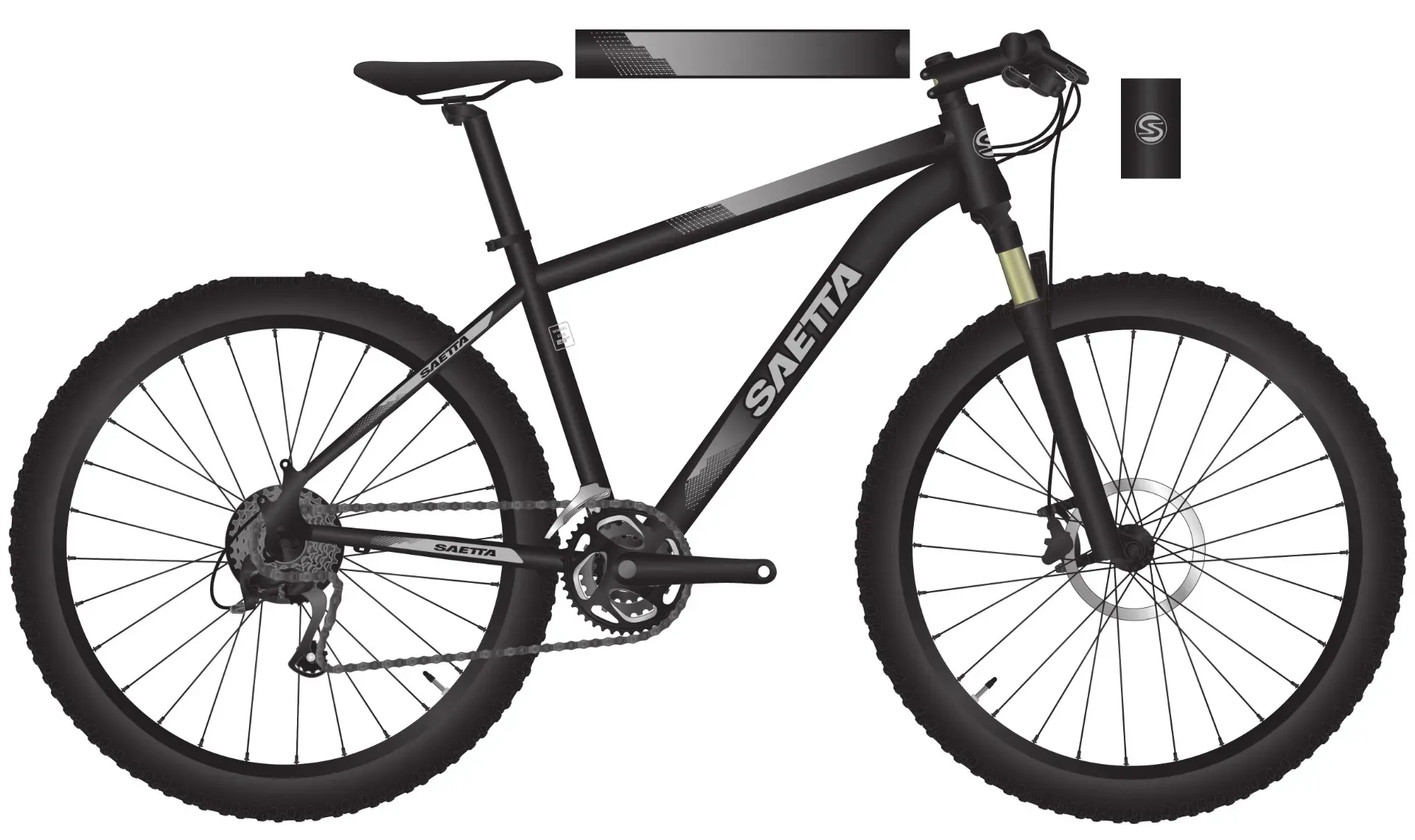 Bicicleta R29 Saetta Alloy 21v Shim Aluminio azul y negro