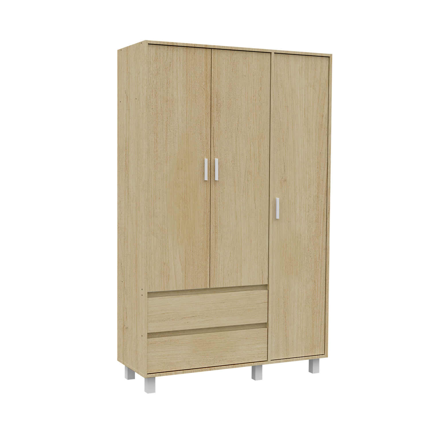 Placard Mosconi Geo 3 puertas Bambu