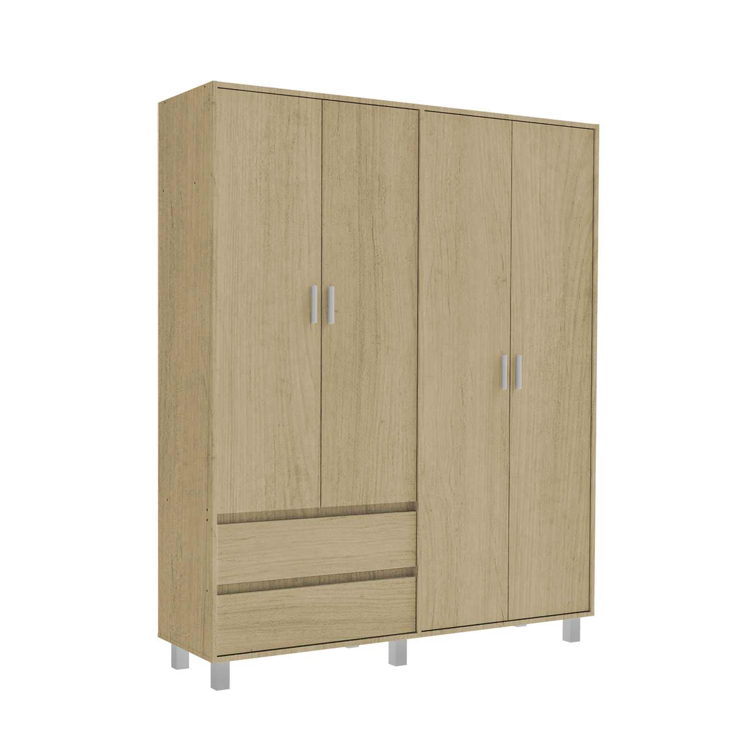 Placard Mosconi Geo 4 puertas Bambu 57363